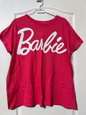 Torrid Barbie Graphic Tee - Hot Pink with White Logo